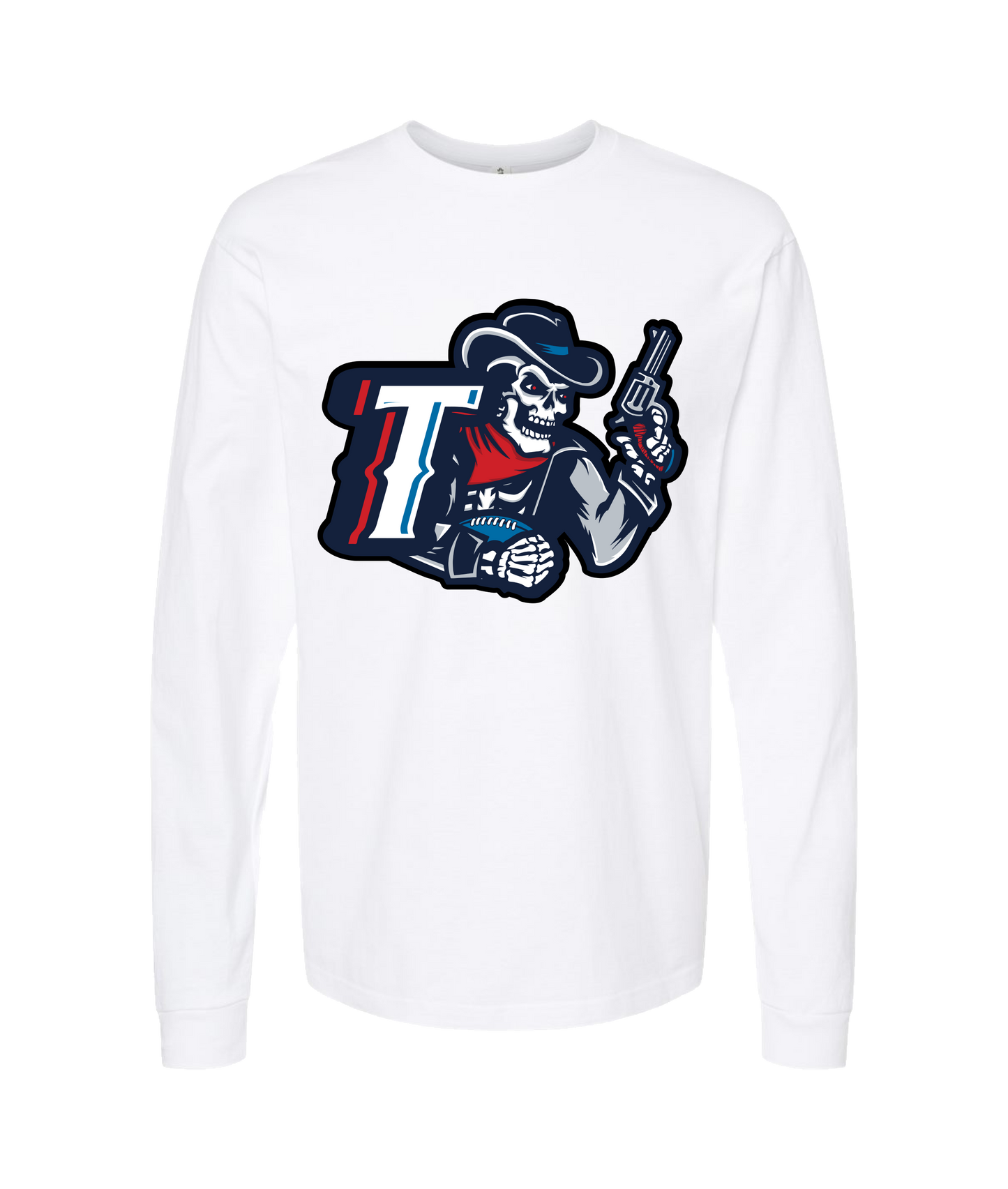 Triad Outlaws Saloon - DESIGN 1 - White Long Sleeve T