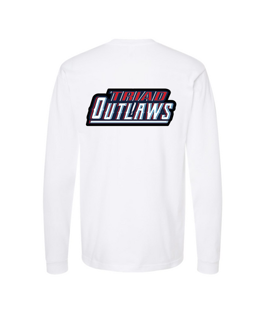 Triad Outlaws Saloon - DESIGN 2 - White Long Sleeve T