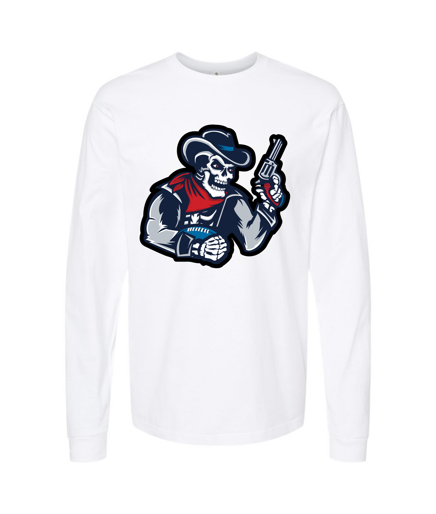 Triad Outlaws Saloon - DESIGN 2 - White Long Sleeve T