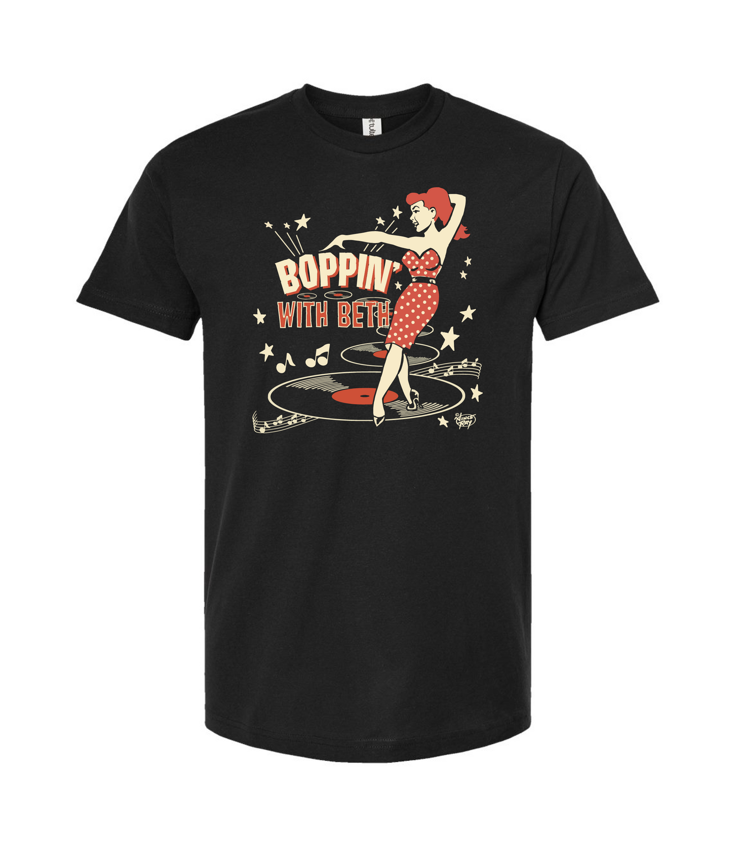 Team Riley Radio - Boppin' With Beth - T-Shirt