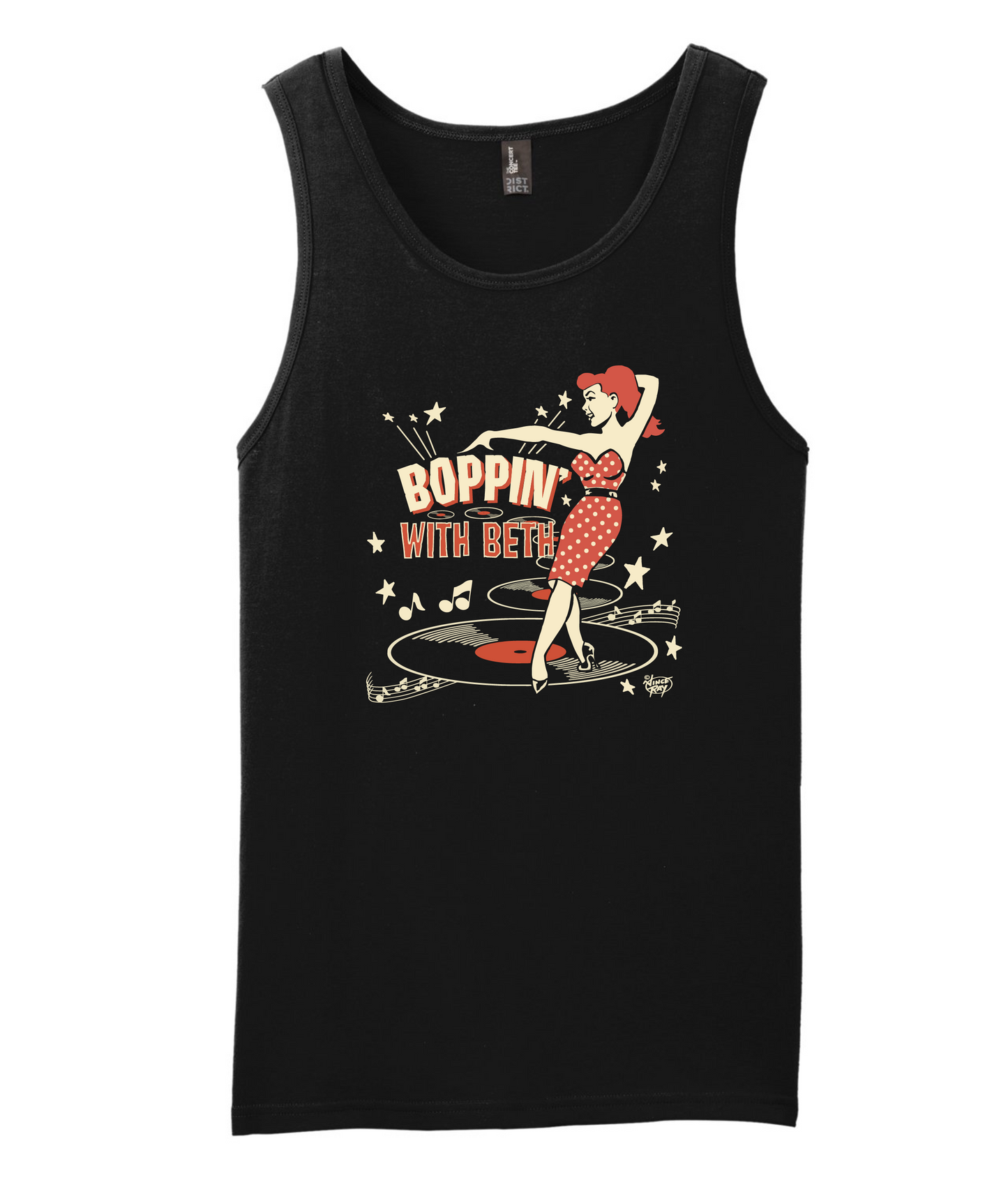 Team Riley Radio - Boppin' With Beth - Tank Top