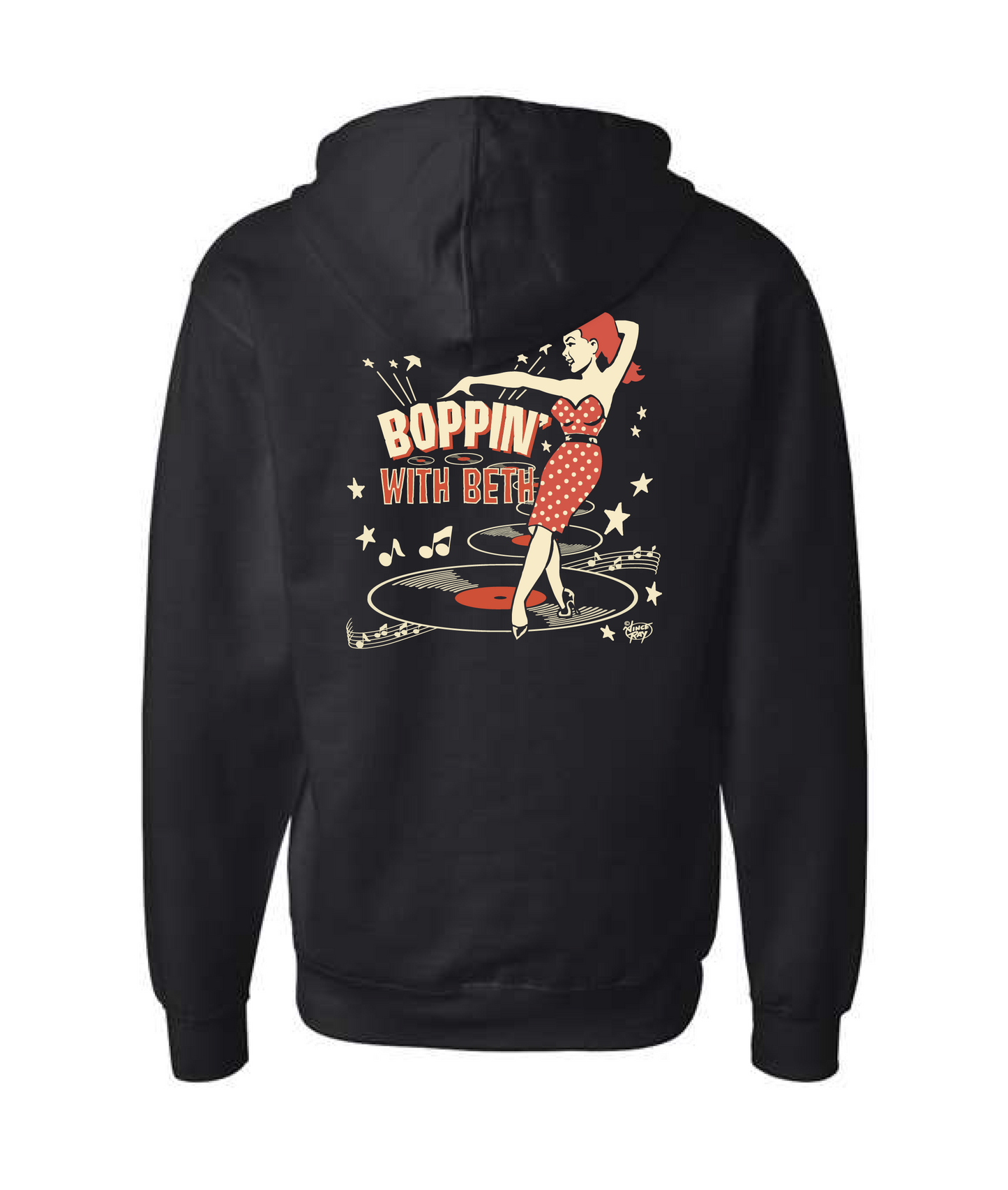Team Riley Radio - Boppin' With Beth - Zip Hoodie