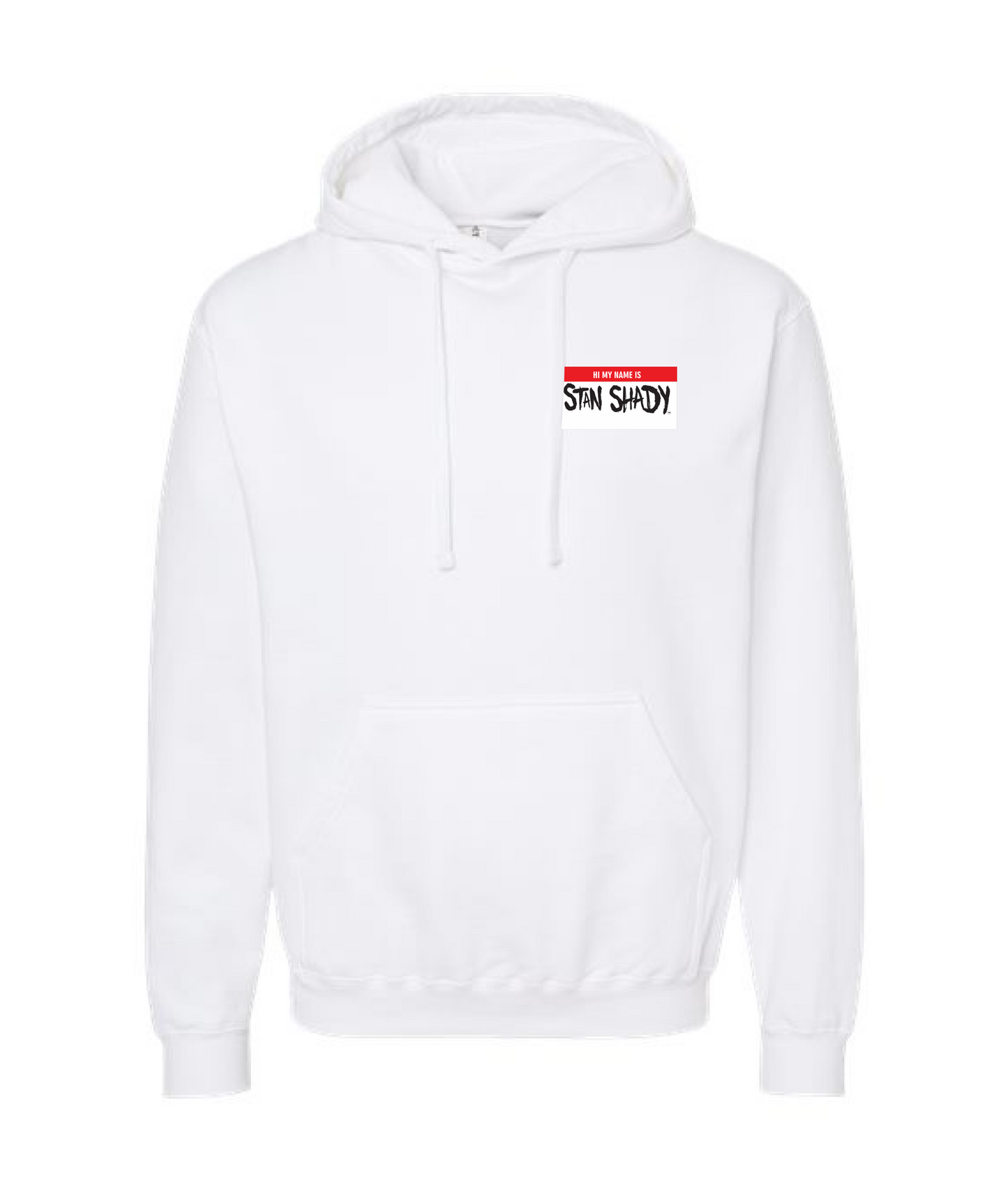 Stan Shady - Hi My Name Is (2 Sided) - White Hoodie