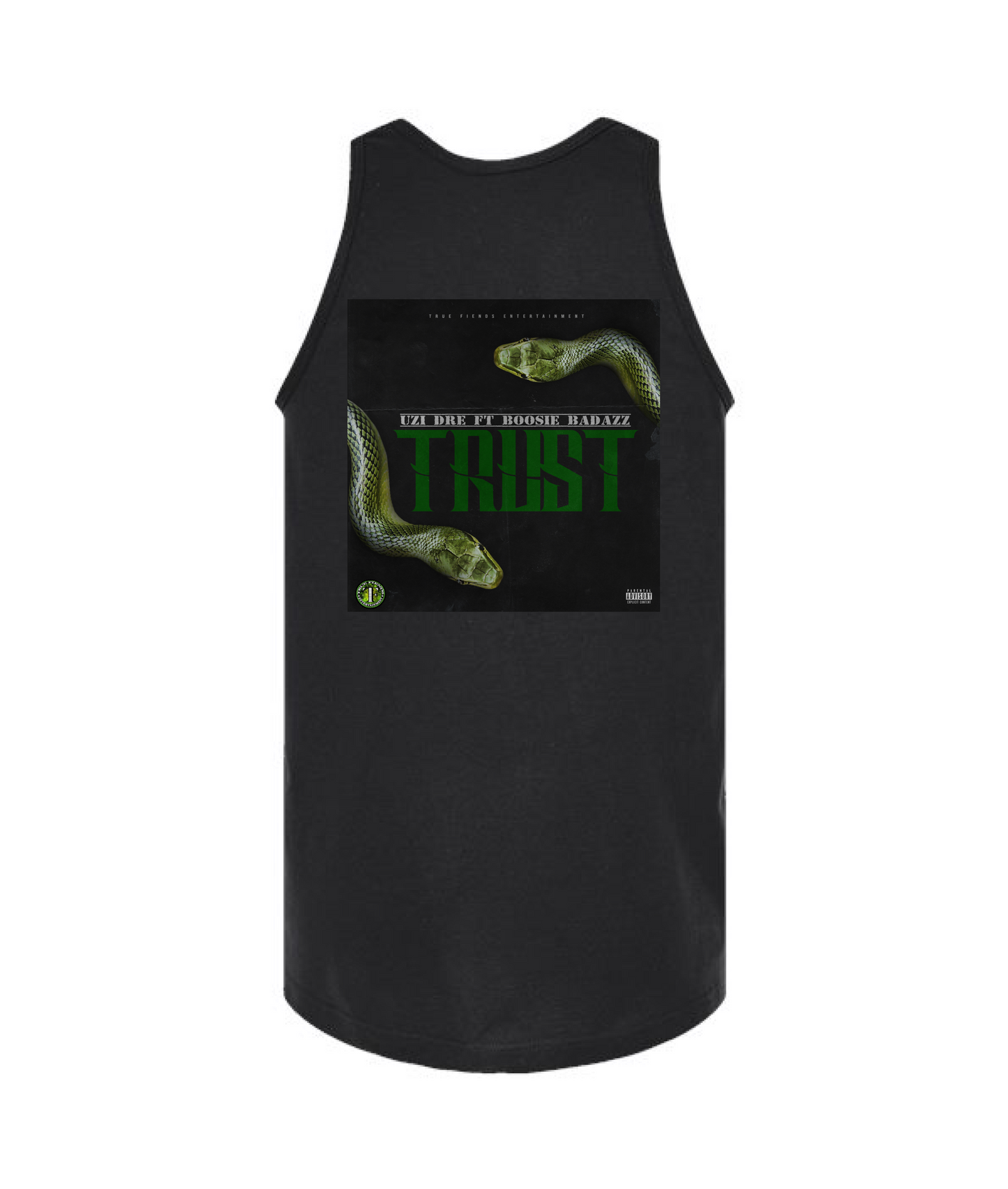 V-TRUFTOP - TRUST - Black Tank Top