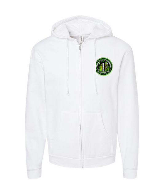 V-TRUFTOP - TRUST - White Zip Up Hoodie