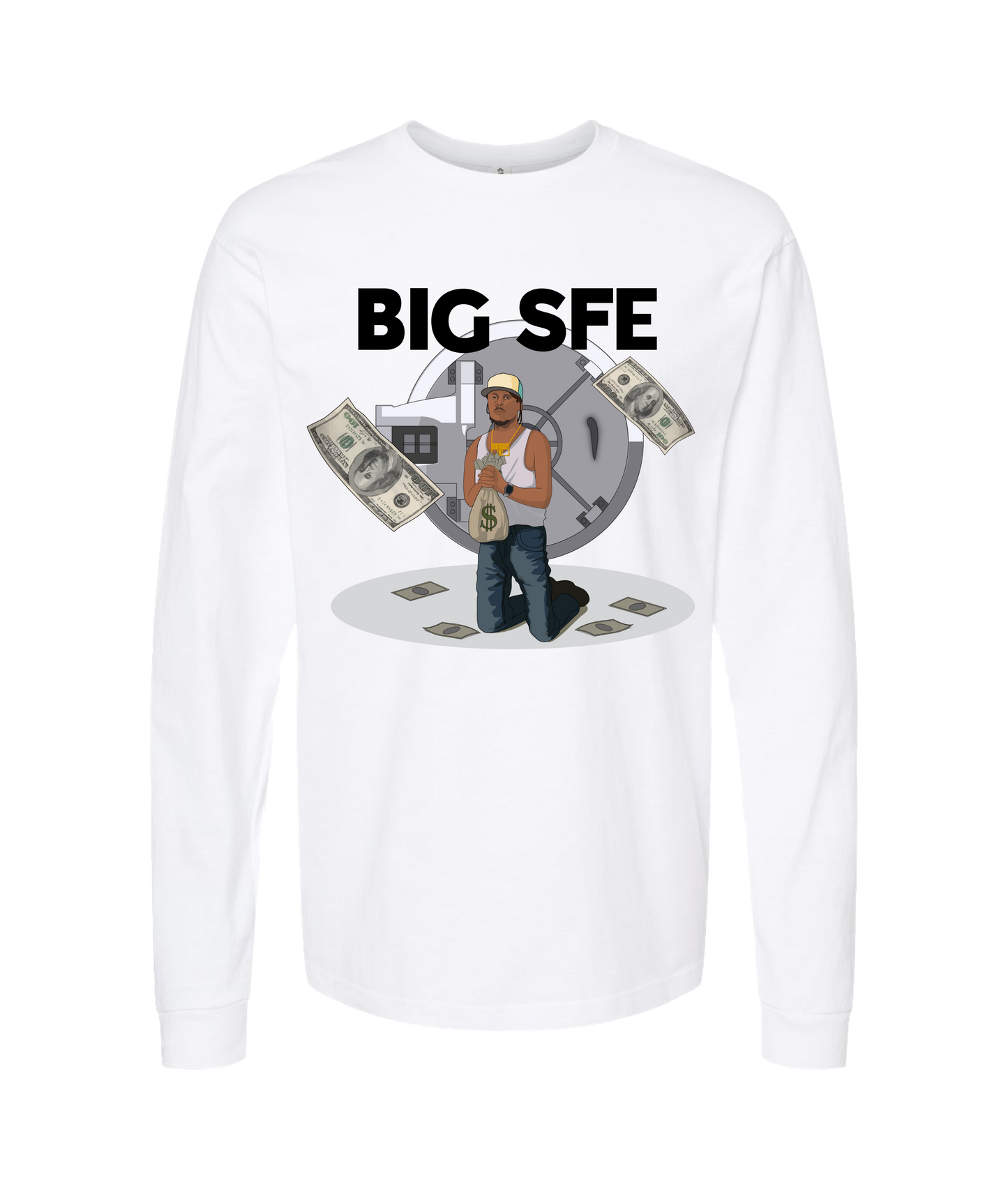 Thomas/Sfe_tdoug - BIG SFE - White Long Sleeve T