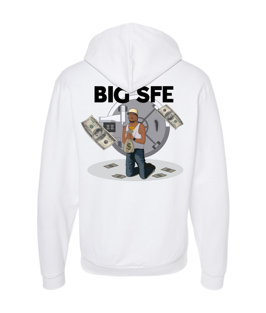 V-TSFETOP - BIG SFE - White Zip Up Hoodie