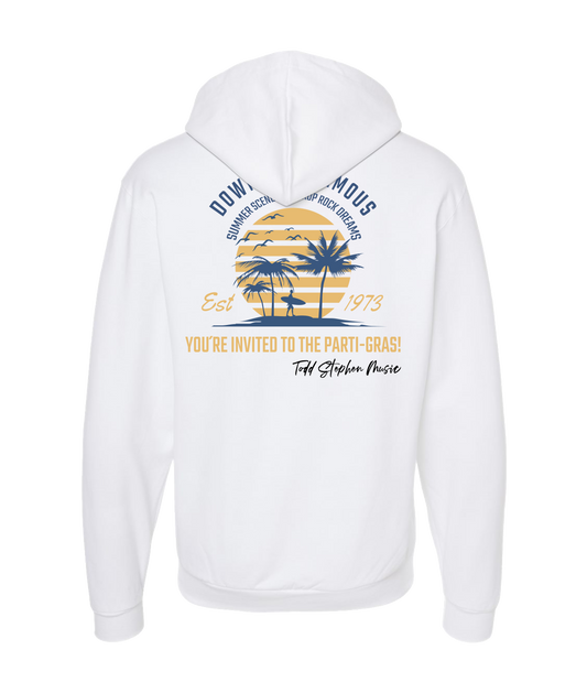 Todd Stephen Music - Todd Stephen Beach Rock 1 - White Zip Up Hoodie