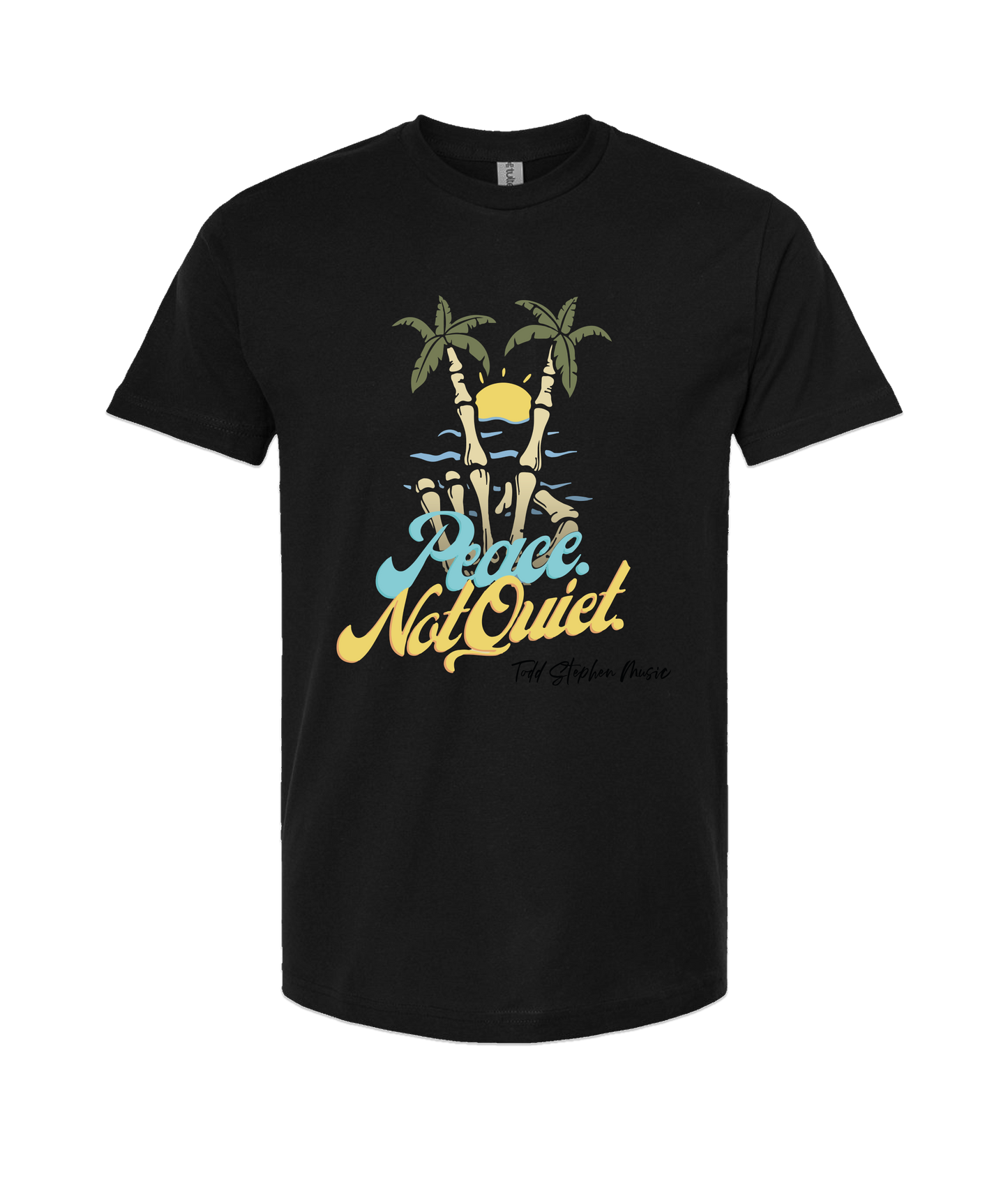 Todd Stephen Music - Todd Stephen Beach Rock 2 - Black T Shirt