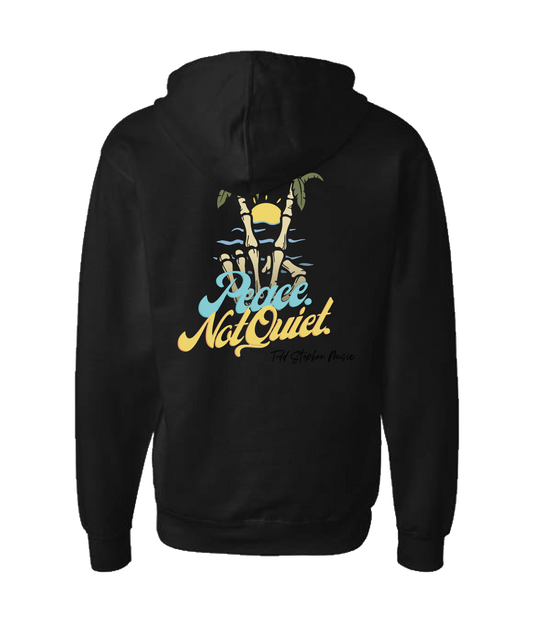Todd Stephen Music - Todd Stephen Beach Rock 2 - Black Zip Up Hoodie
