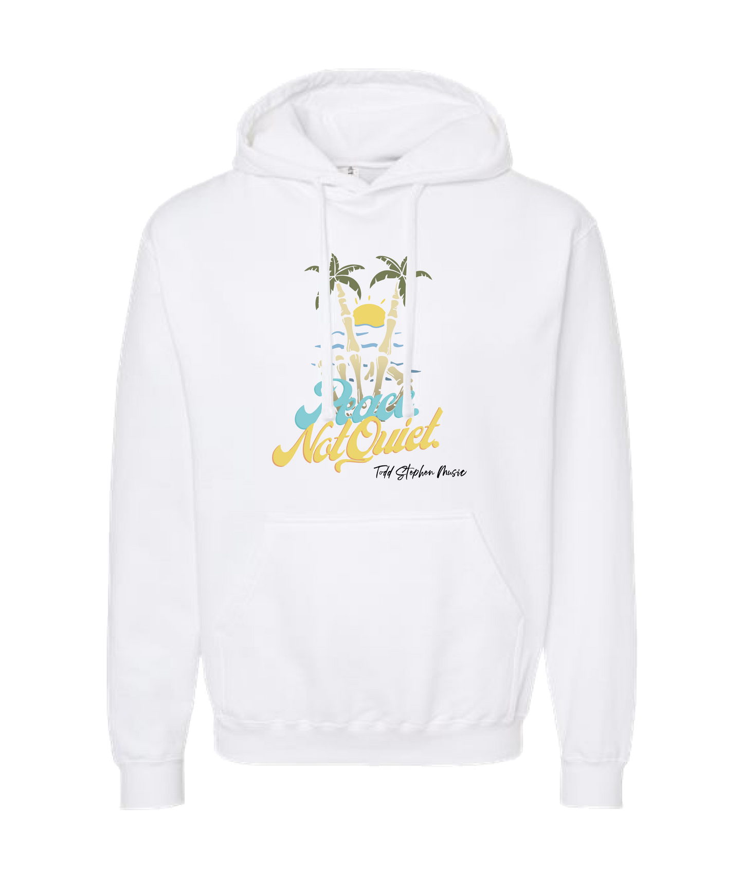 Todd Stephen Music - Todd Stephen Beach Rock 2 - White Hoodie