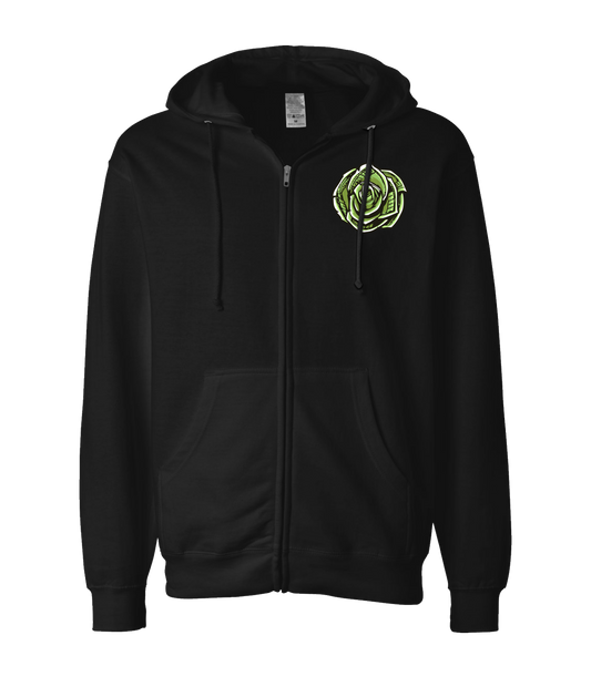 V-TSOGTOP - N$NDO - Black Zip Up Hoodie