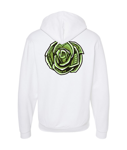 V-TSOGTOP - N$NDO - White Zip Up Hoodie
