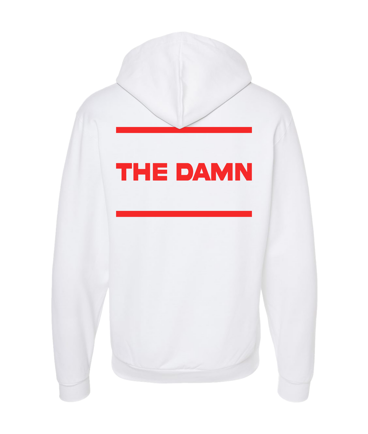 The Sportsocracy - The Damn - White Zip Up Hoodie