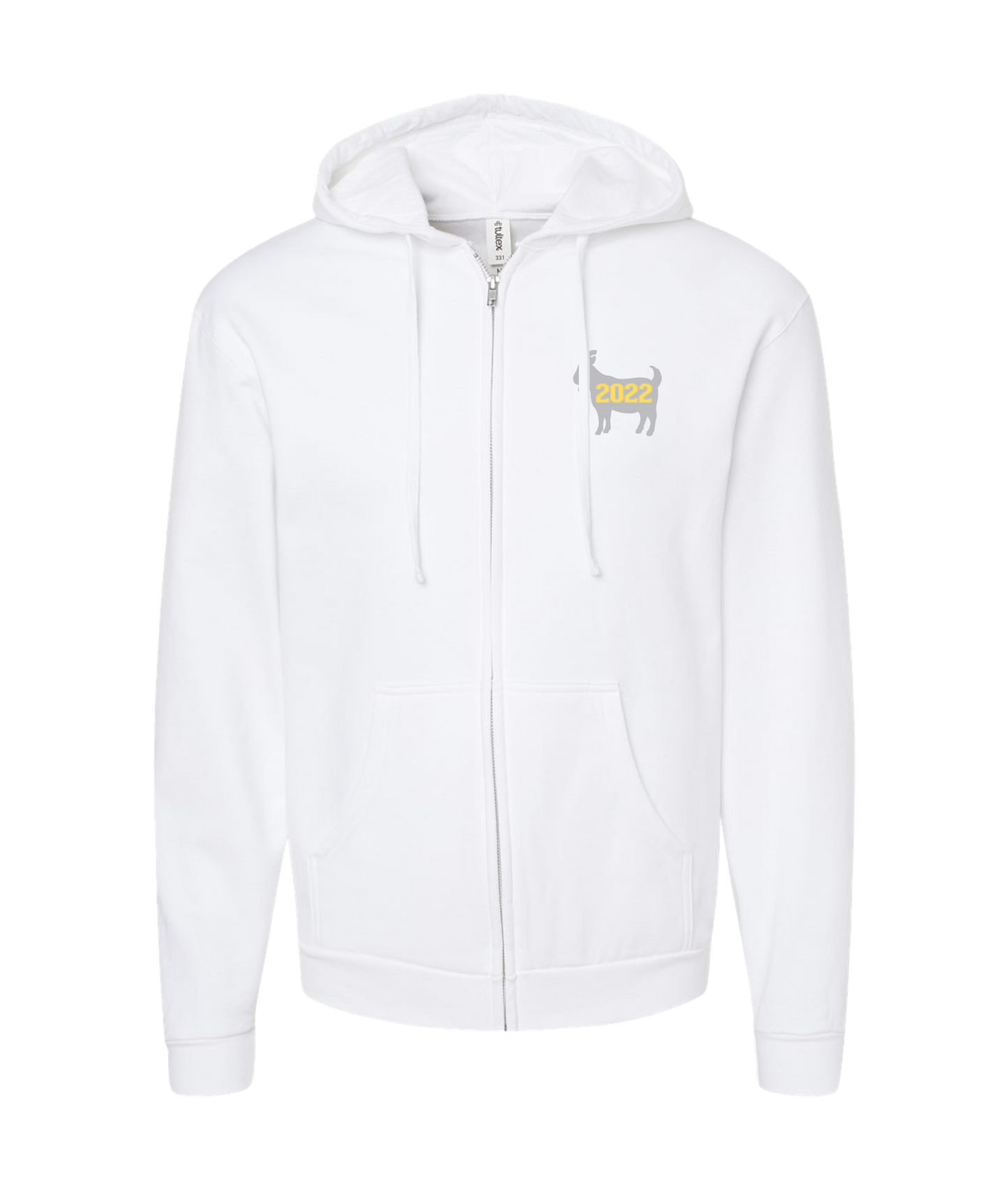 The Sportsocracy - Goat 2022 - White Zip Up Hoodie