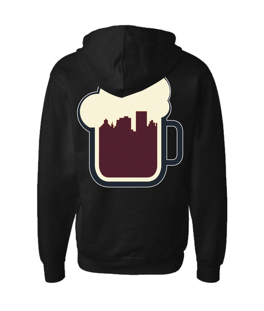 The Sportsocracy - BEER - Black Zip Up Hoodie