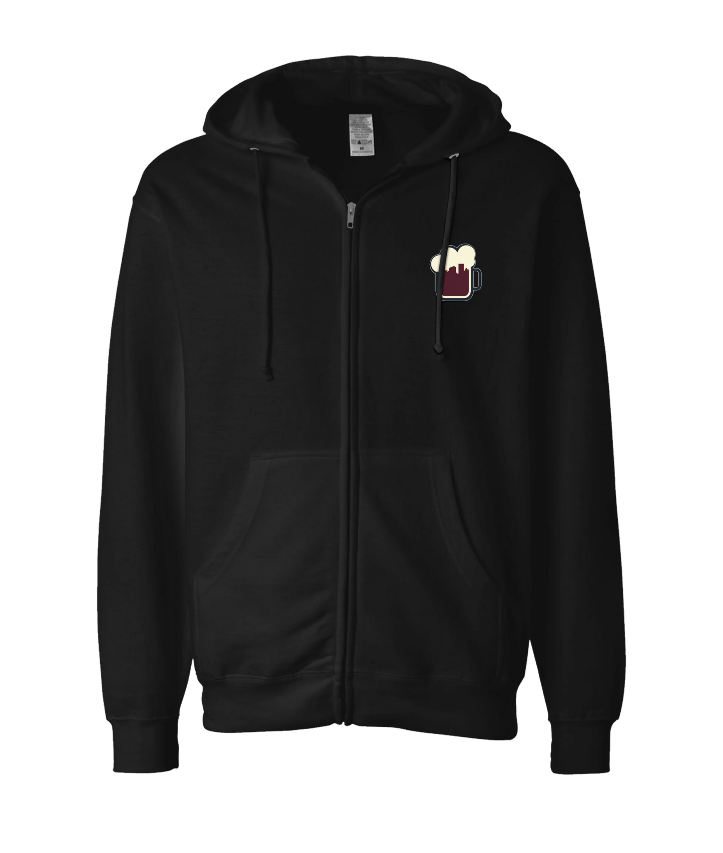 The Sportsocracy - BEER - Black Zip Up Hoodie