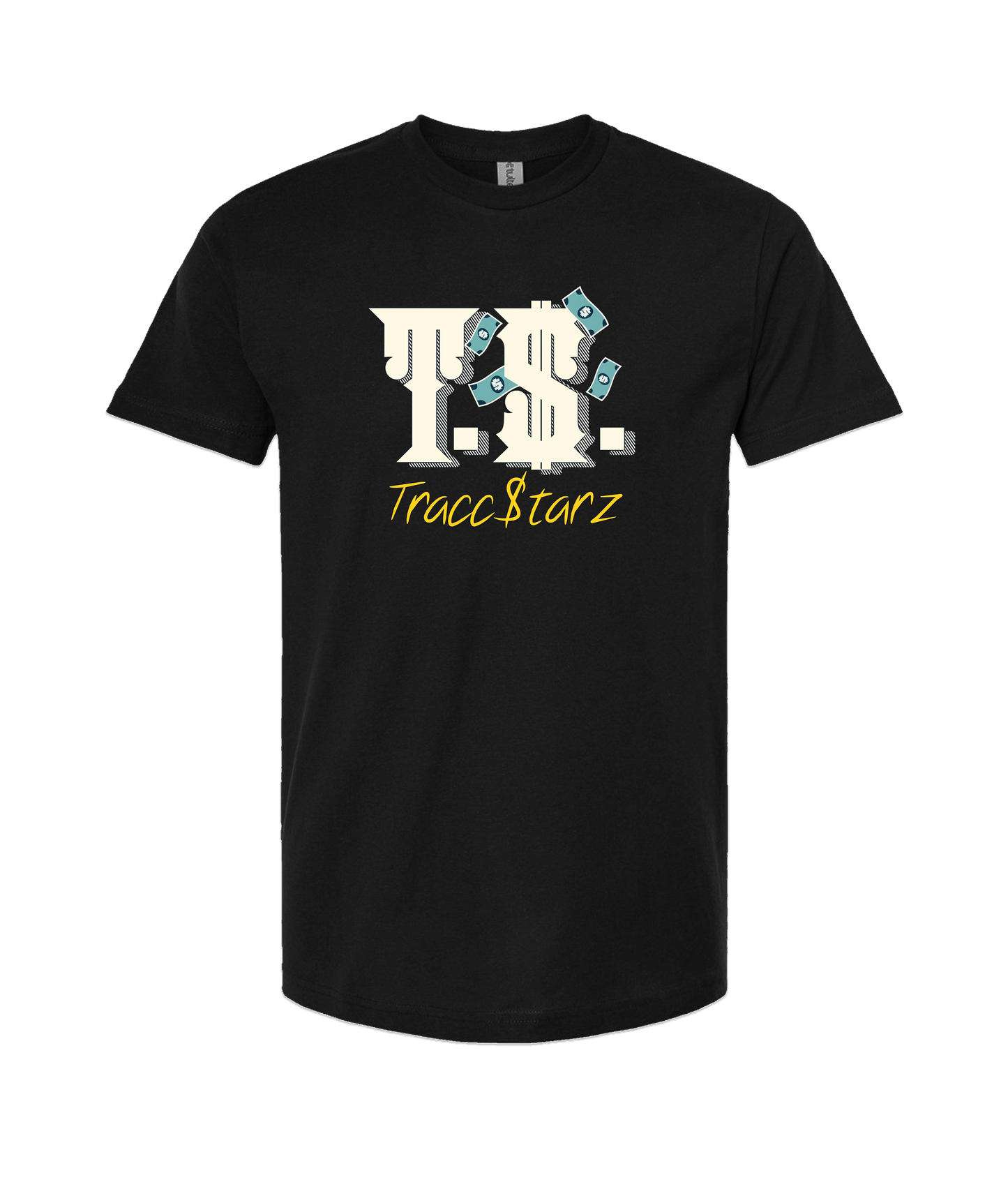 TraccStarz - Money - Black T-Shirt