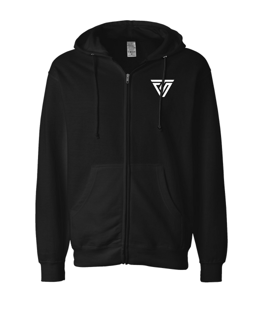 TheShift - Shift Front To Back - White Zip Up Hoodie