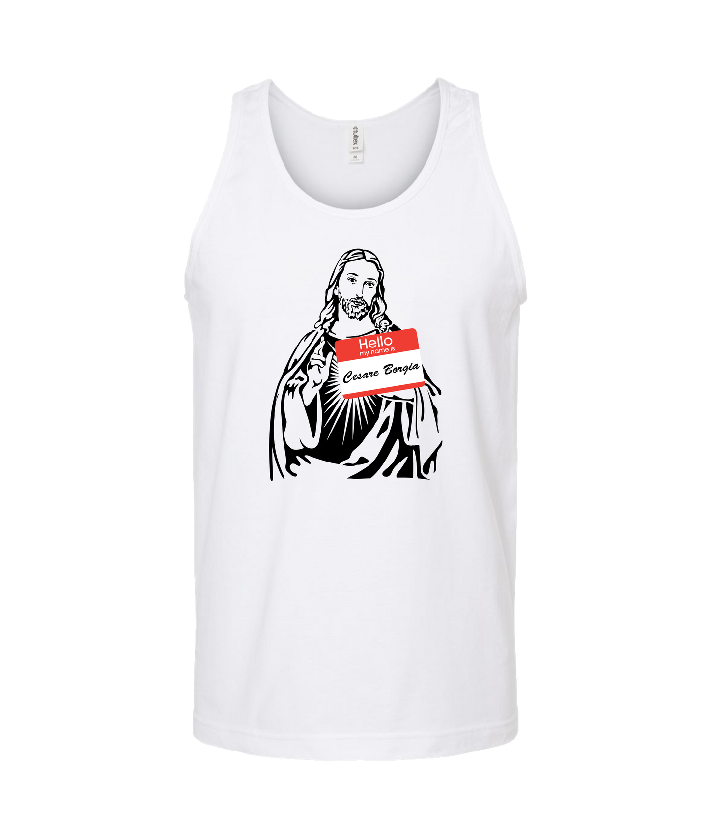 theschirtz - Cesare Borgia - White Tank Top