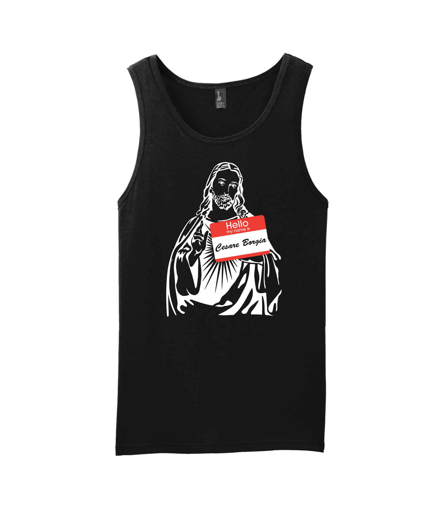 theschirtz - Cesare Borgia - Black Tank Top