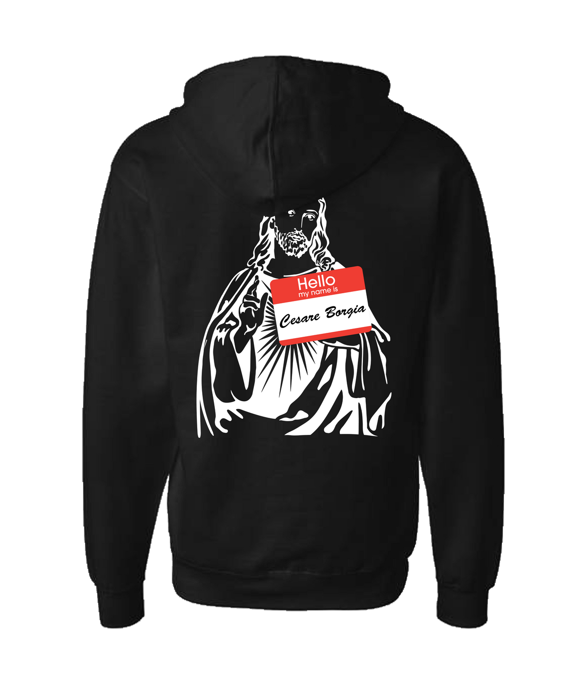 theschirtz - Cesare Borgia - Black Zip Up Hoodie