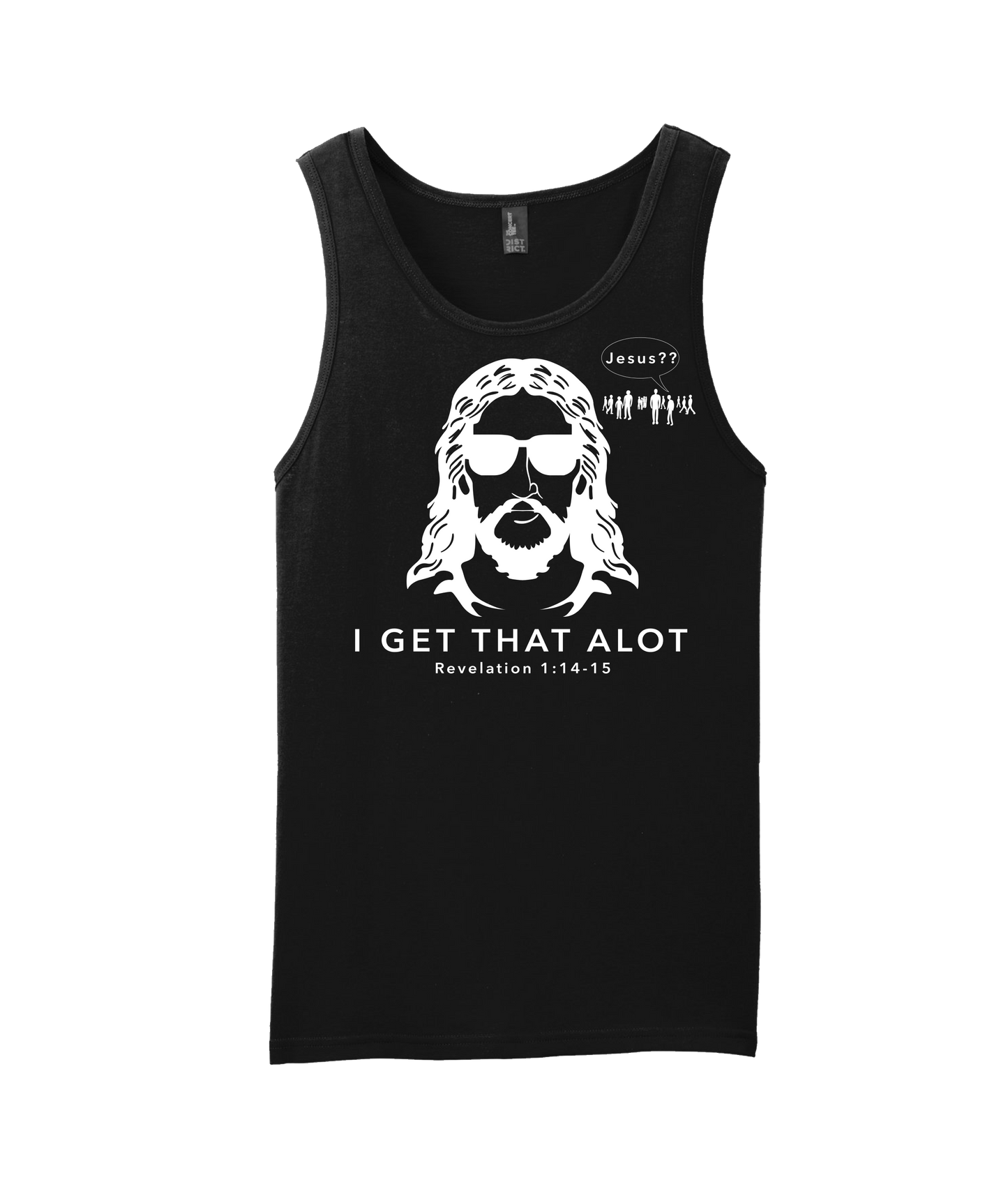 theschirtz - I get that alot - Black Tank Top