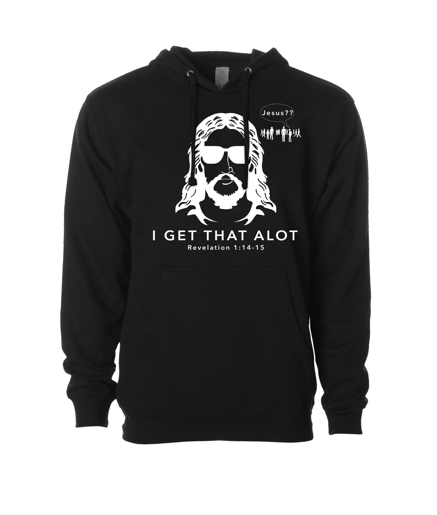 theschirtz - I get that alot - Black Hoodie