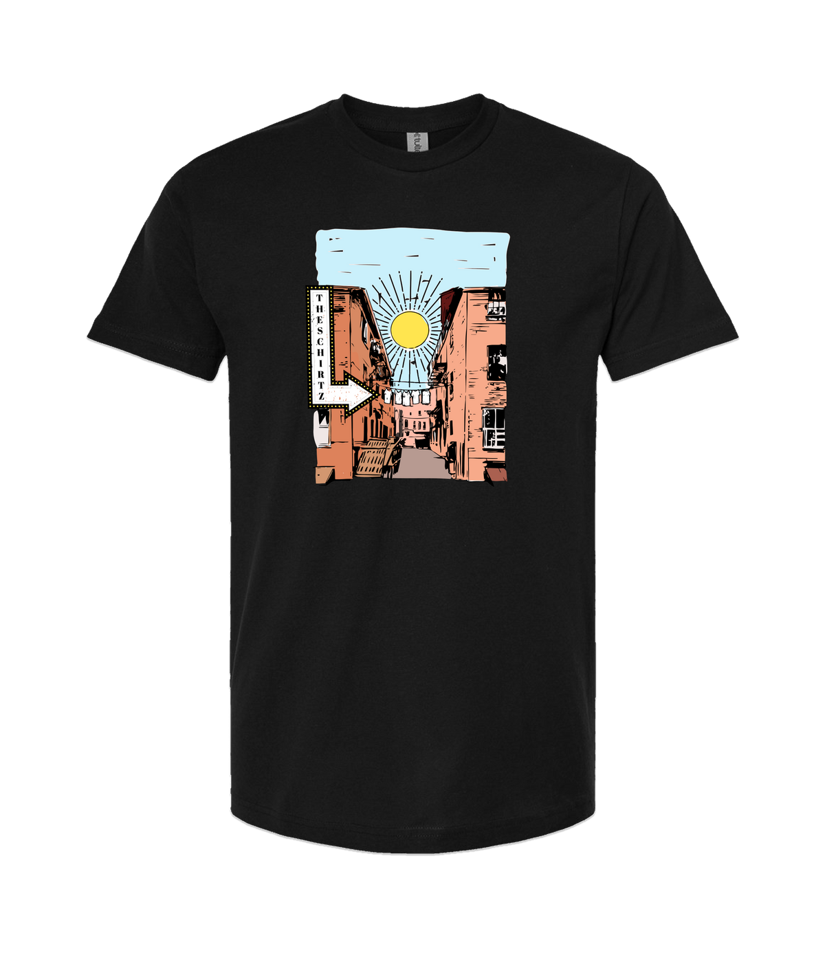 theschirtz - The City - Black T-Shirt
