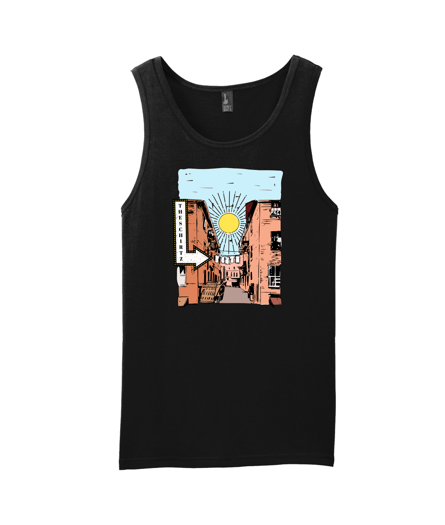 theschirtz - The City - Black Tank Top