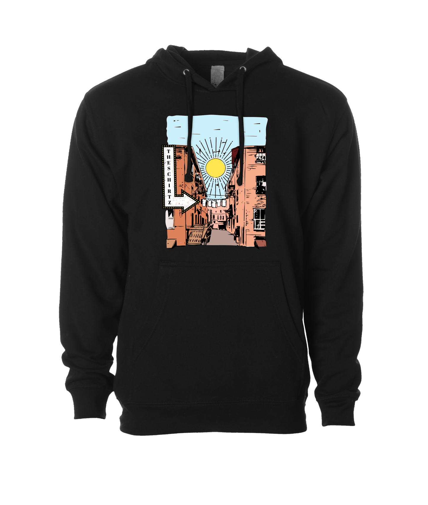theschirtz - The City - Black Hoodie