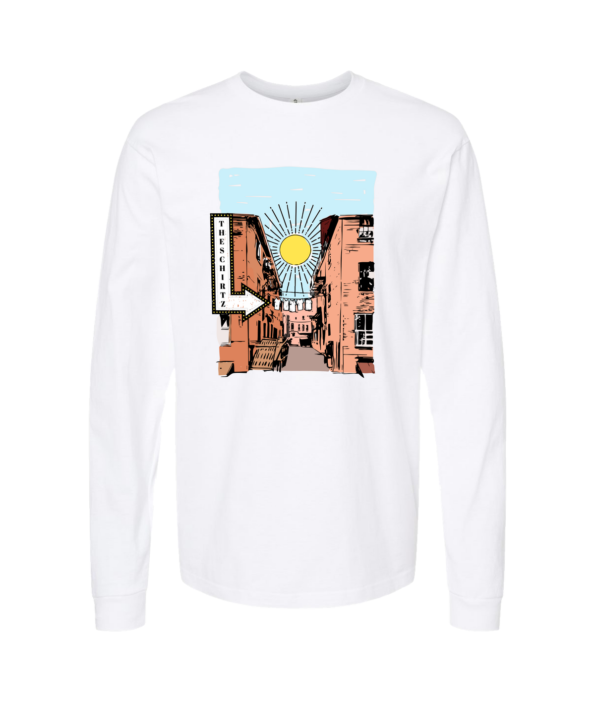 theschirtz - The City - White Long Sleeve T