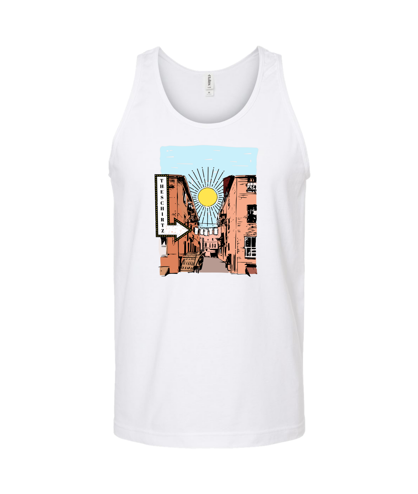 theschirtz - The City - White Tank Top