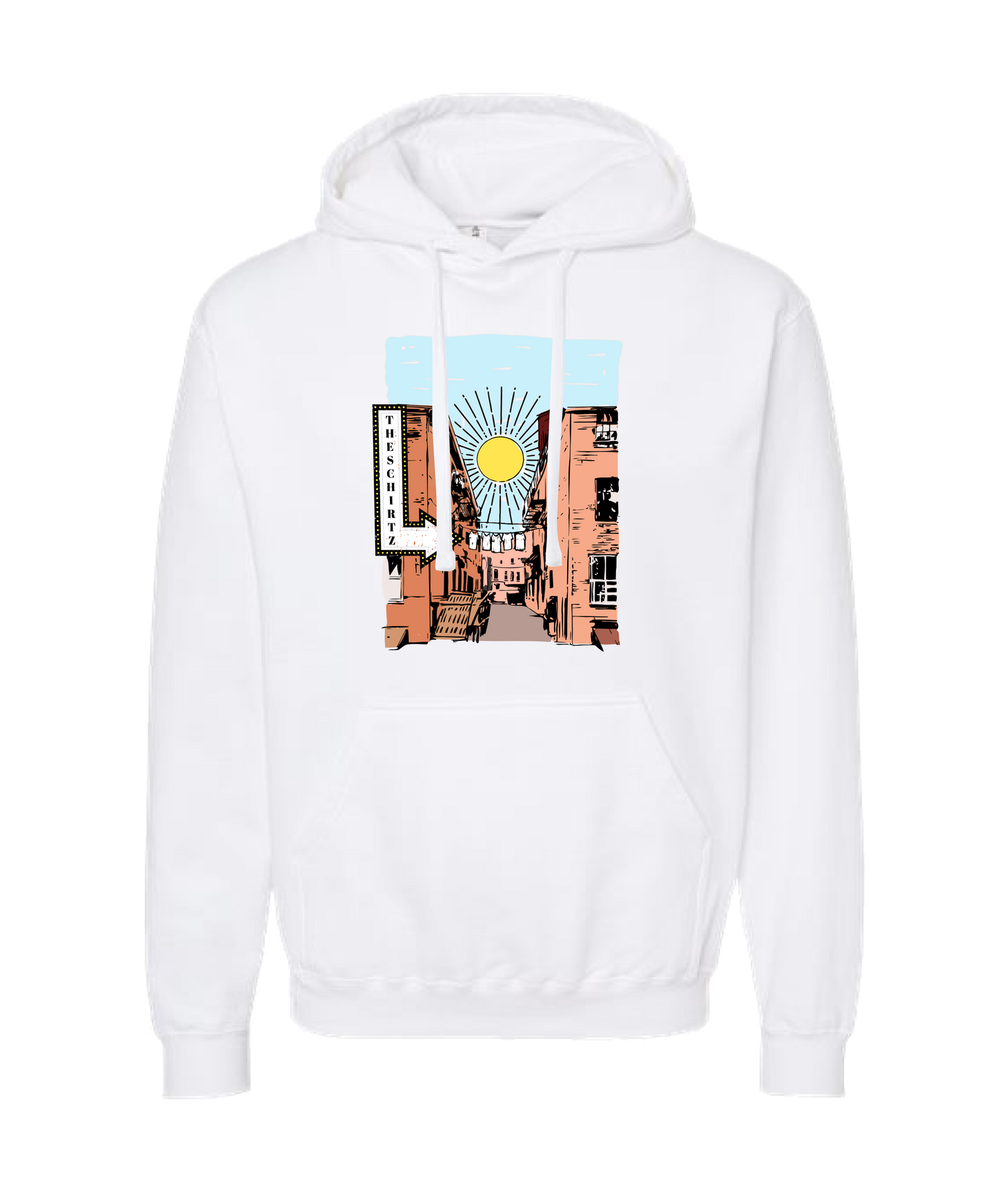 theschirtz - The City - White Hoodie