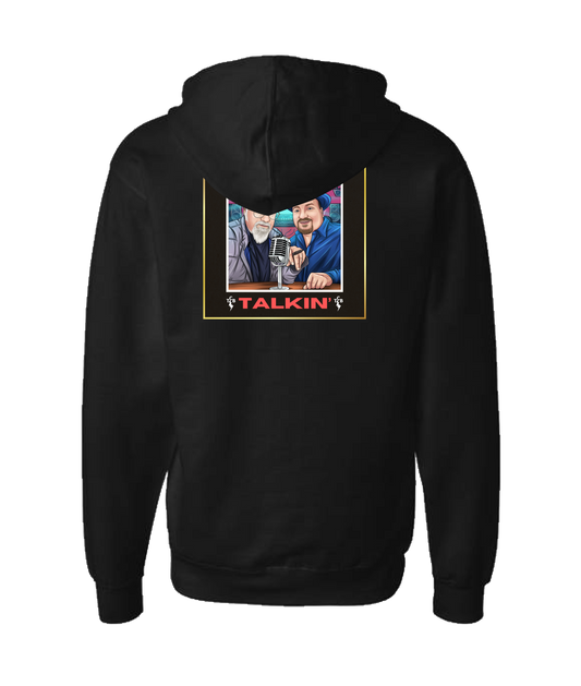 Tupelo Tom & Big Lew: Talkin' - Tom & Lew - Black Zip Up Hoodie