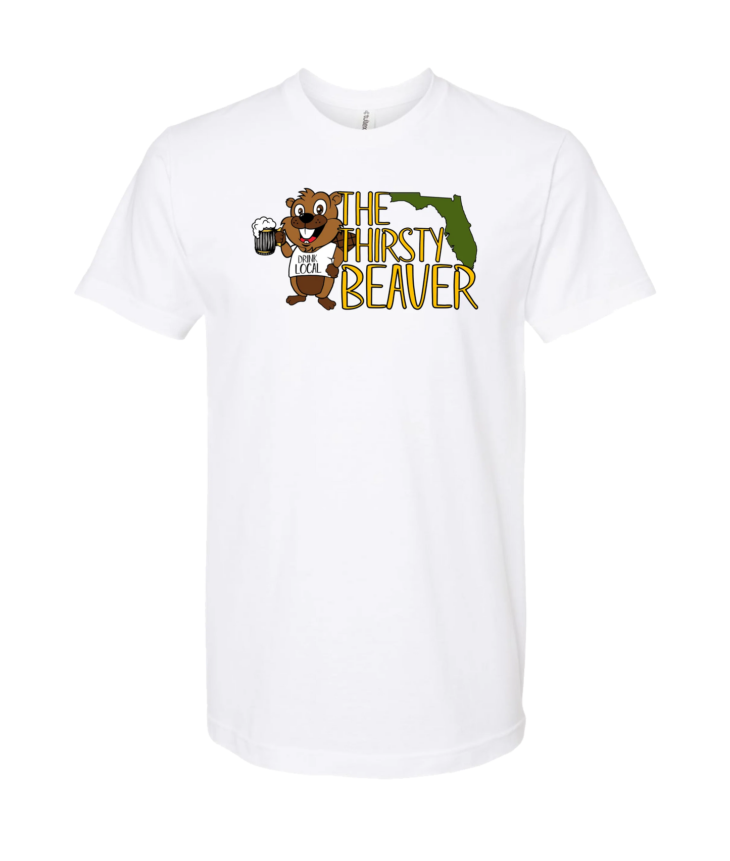The Thirsty Beaver - Logo - White T-Shirt