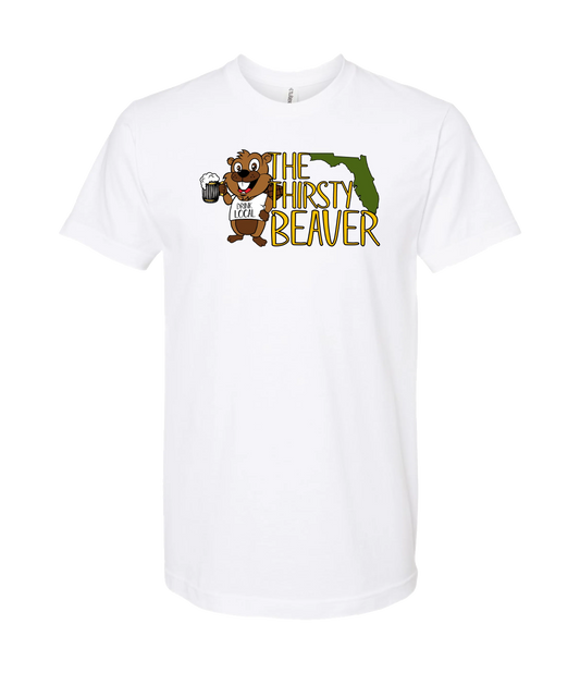 The Thirsty Beaver - Logo - White T-Shirt