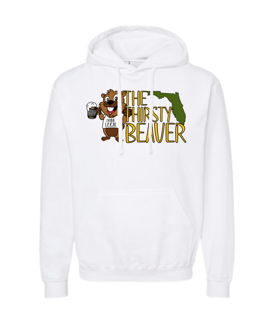 The Thirsty Beaver - Logo - White Hoodie