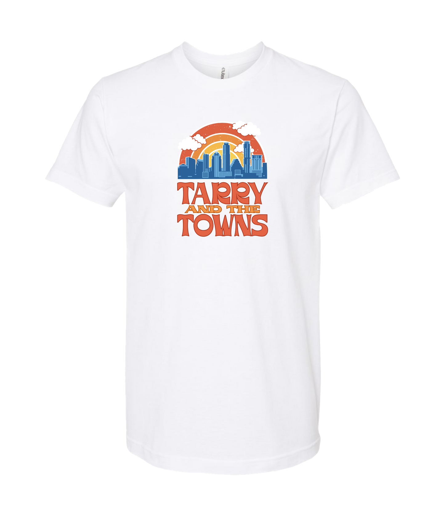 Tarry and the Towns - Cityscape  - White T-Shirt