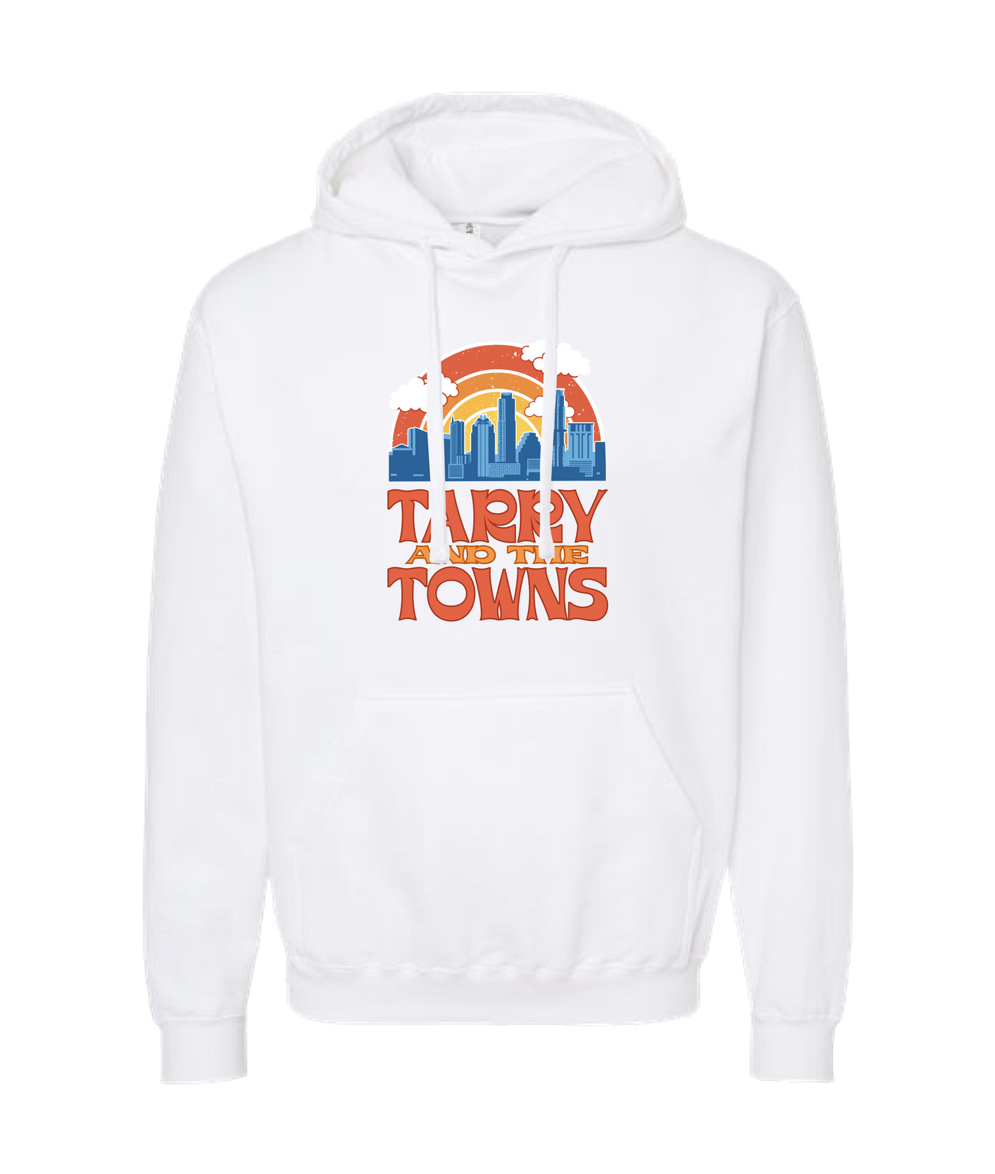 Tarry and the Towns - Cityscape - White Hoodie