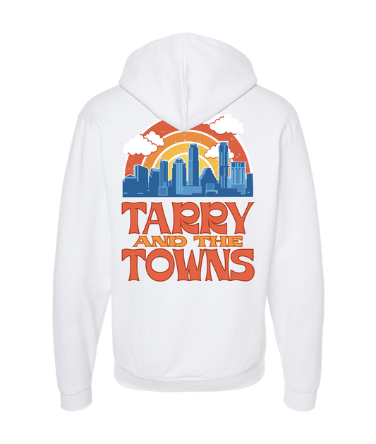 Tarry and the Towns - Cityscape - White Zip Up Hoodie
