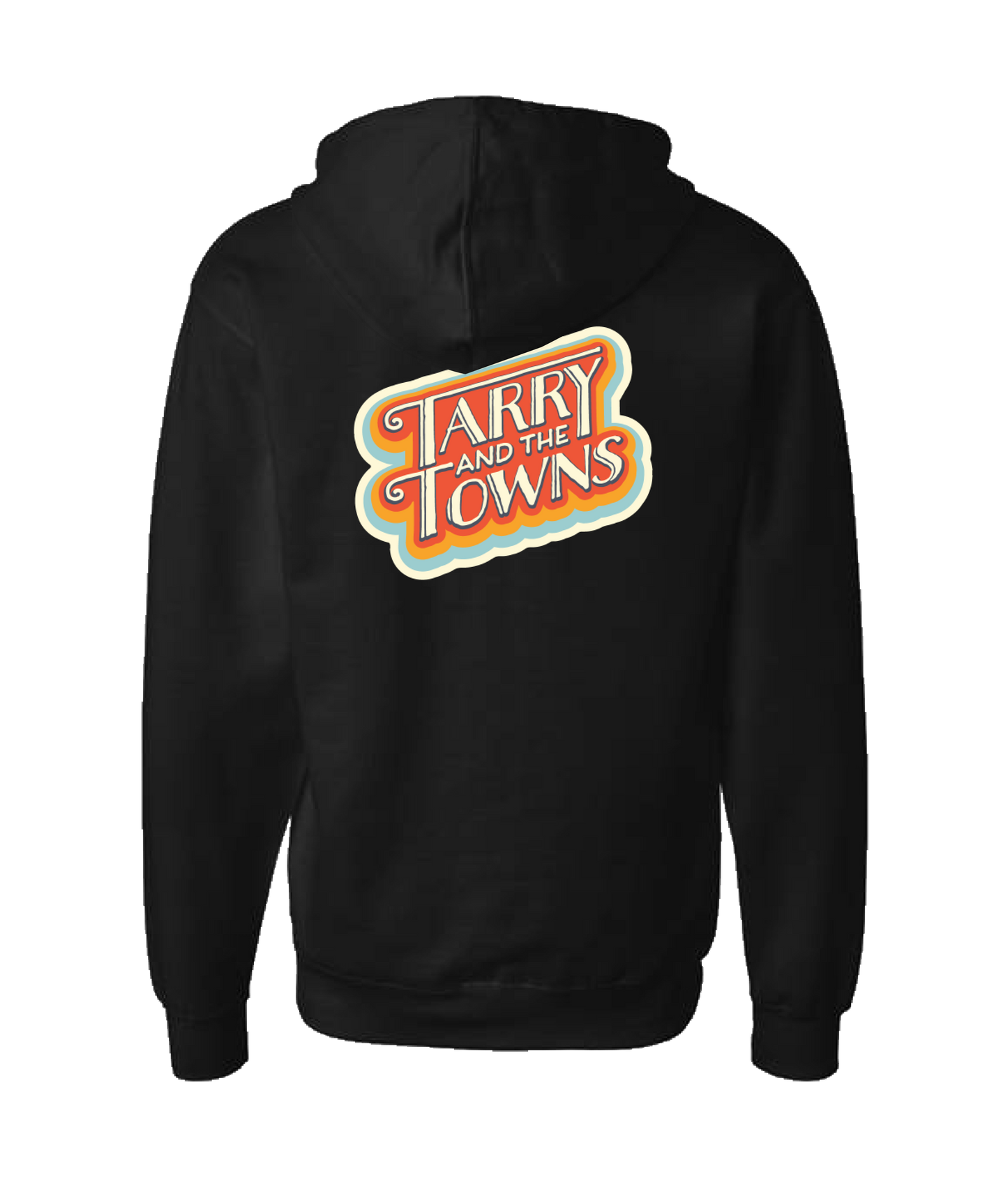 Tarry and the Towns - Vintage - Black Zip Up Hoodie