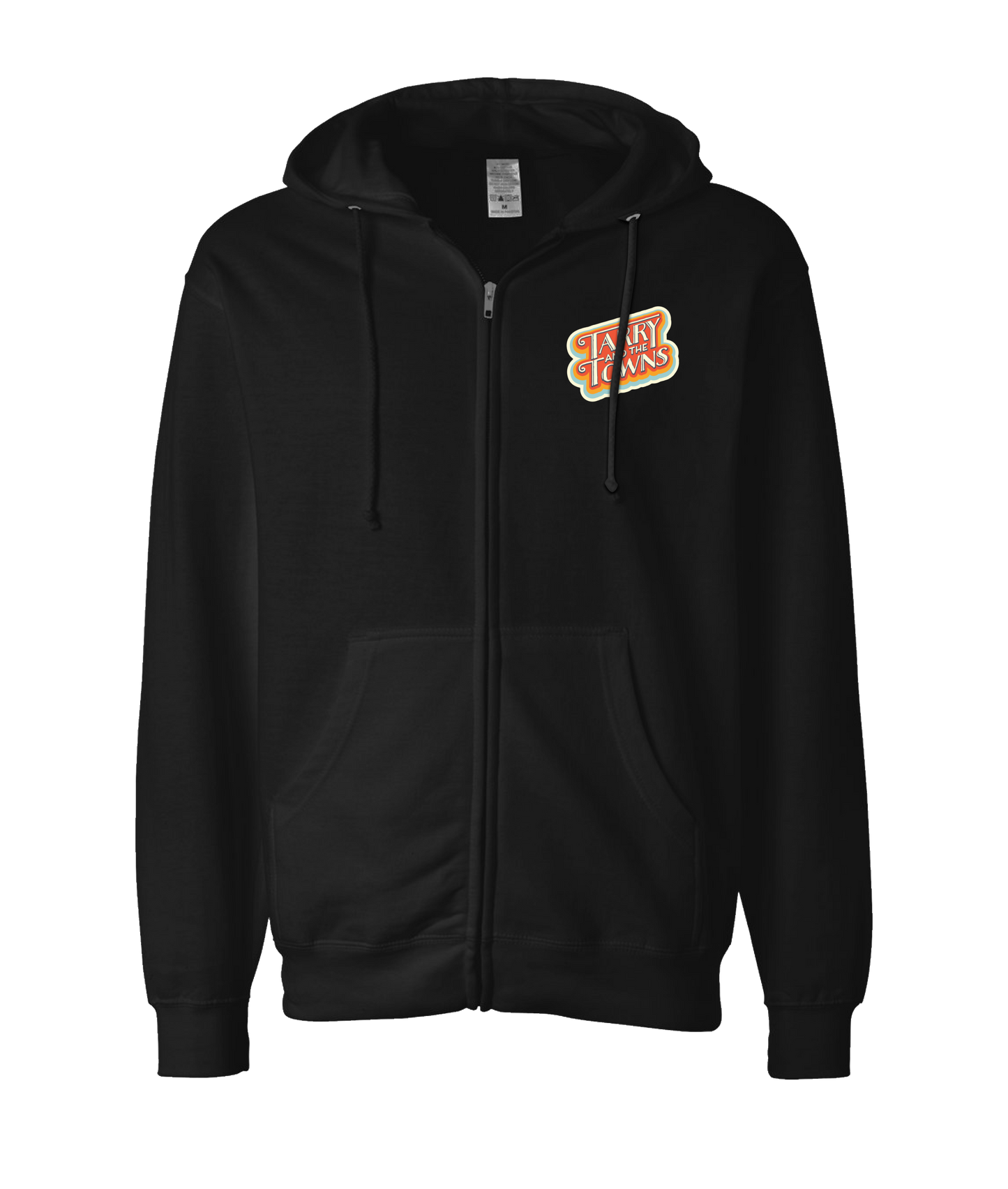 Tarry and the Towns - Vintage - Black Zip Up Hoodie