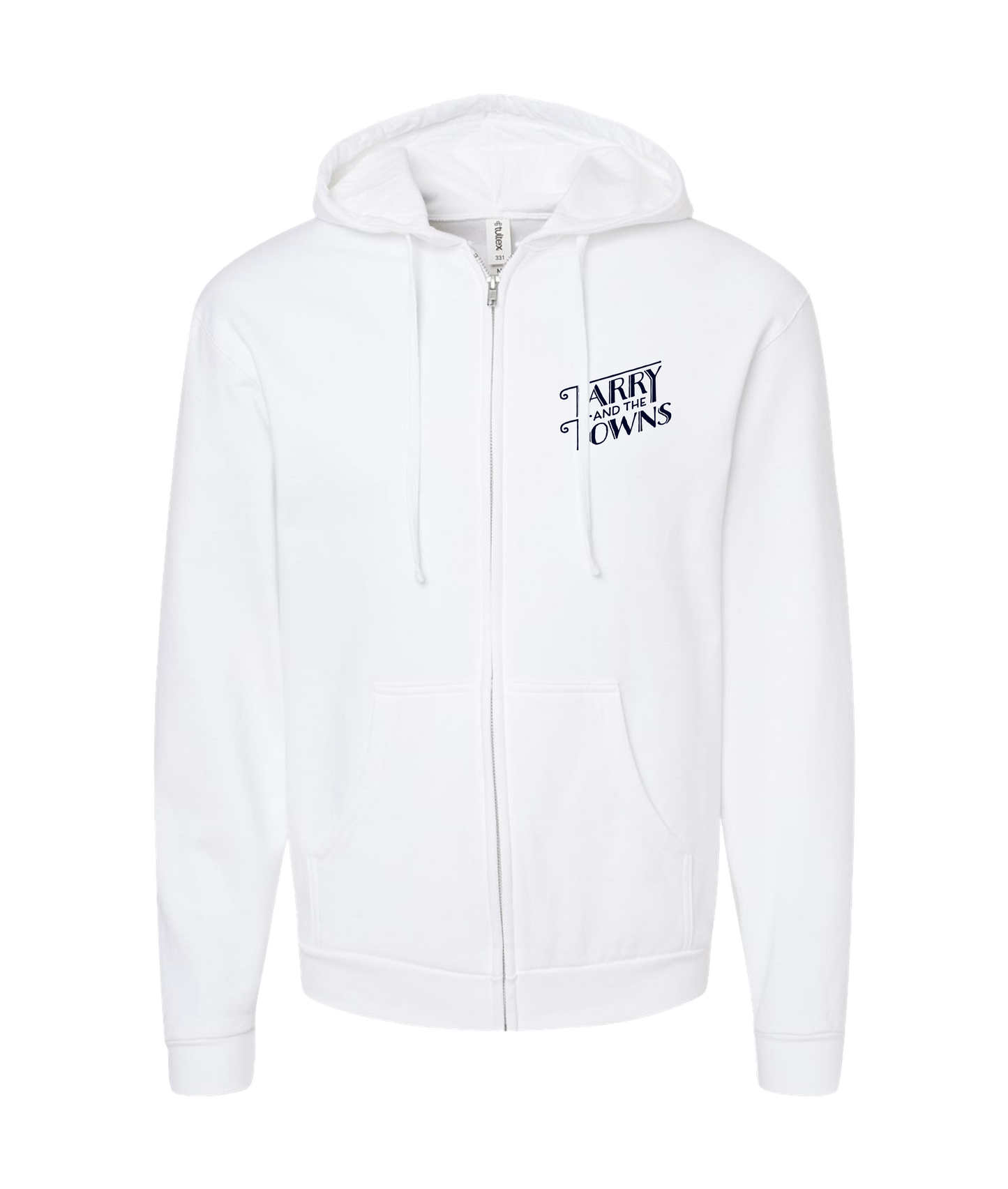 Tarry and the Towns - Logo - White Zip Up Hoodie