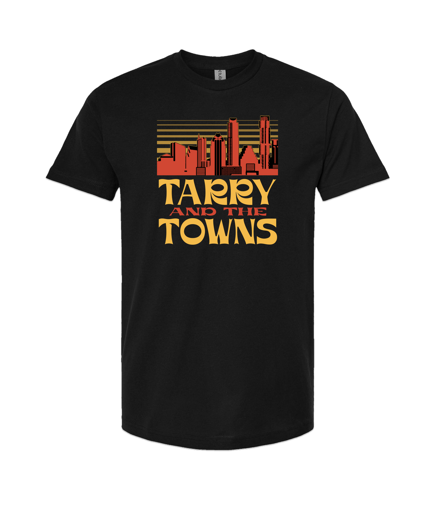 Tarry and the Towns - The 70's - Black T-Shirt