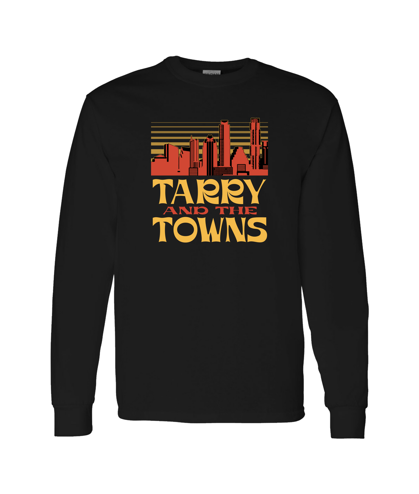 Tarry and the Towns - The 70's - Black Long Sleeve T