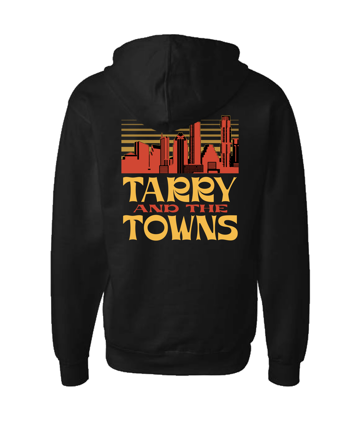 Tarry and the Towns - The 70's - Black Zip Up Hoodie