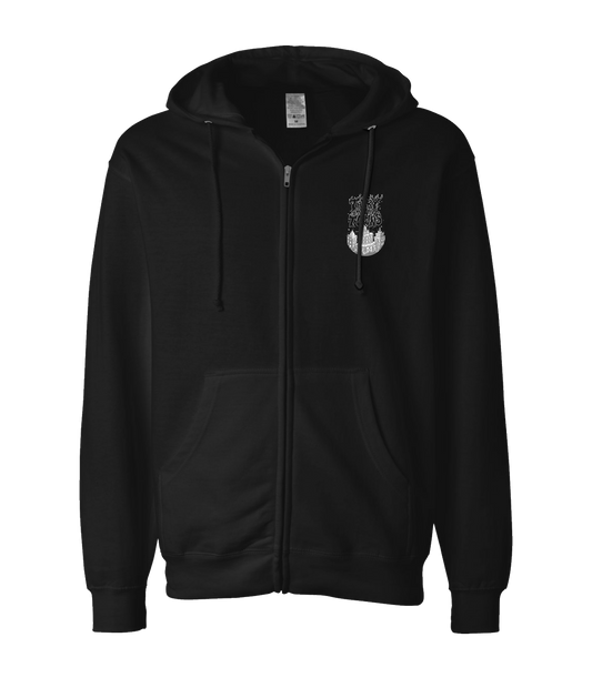 Tarry and the Towns - Inky - Black Zip Up Hoodie