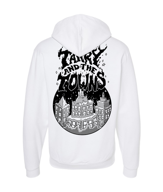Tarry and the Towns - Inky - White Zip Up Hoodie
