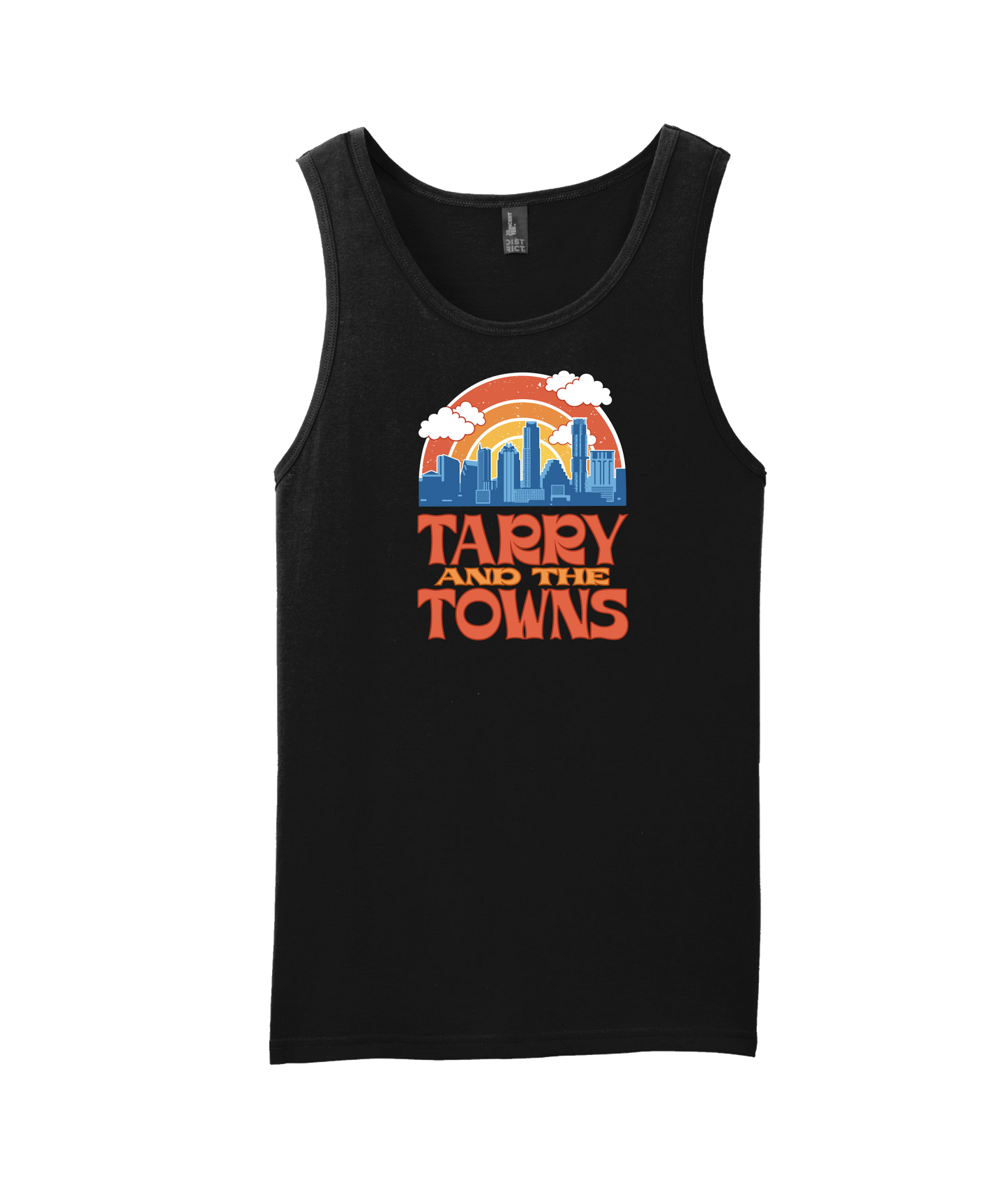 Tarry and the Towns - Cityscape - Black Tank Top
